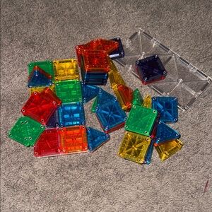 Colorful Magnetic Building Blocks Set